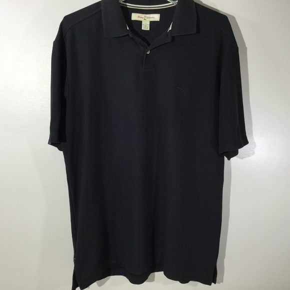 Tommy Bahama Other - Tommy Bahama L Black short sleeve polo